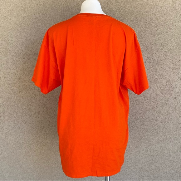Halloween | Tops | Orange Happy Halloween Pumpkin Face Tshirt Xl | Poshmark